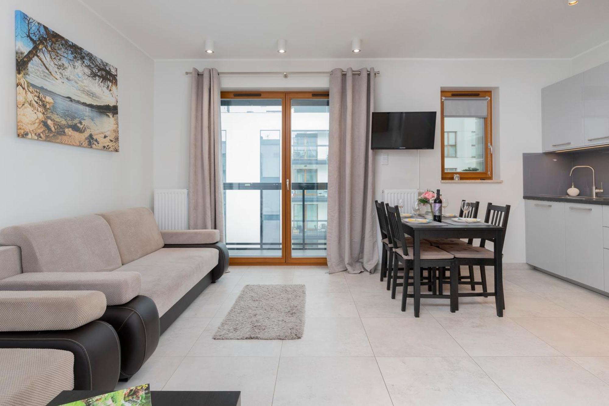 Apartament Z Widokiem Na Morze Obok Parku Millenium W Gdansku By Noclegi Renters Bagian luar foto